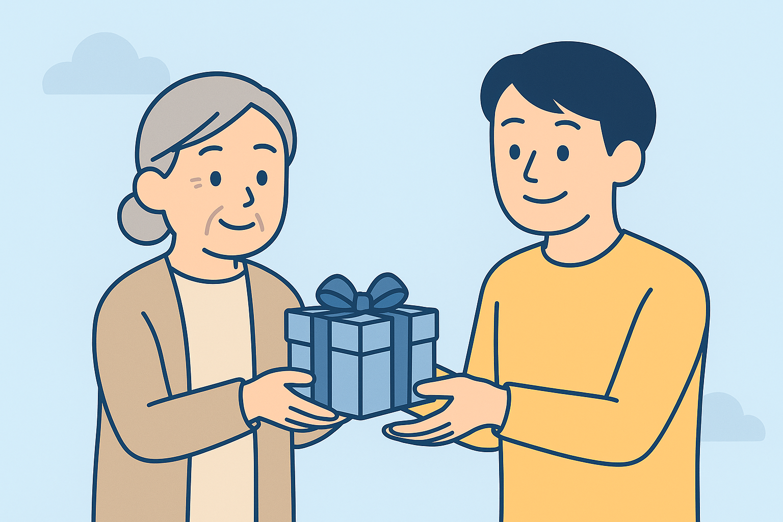 生前贈与による相続対策のイメージ