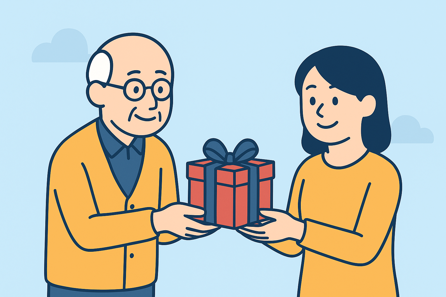 教育資金や結婚資金の一括贈与イメージ