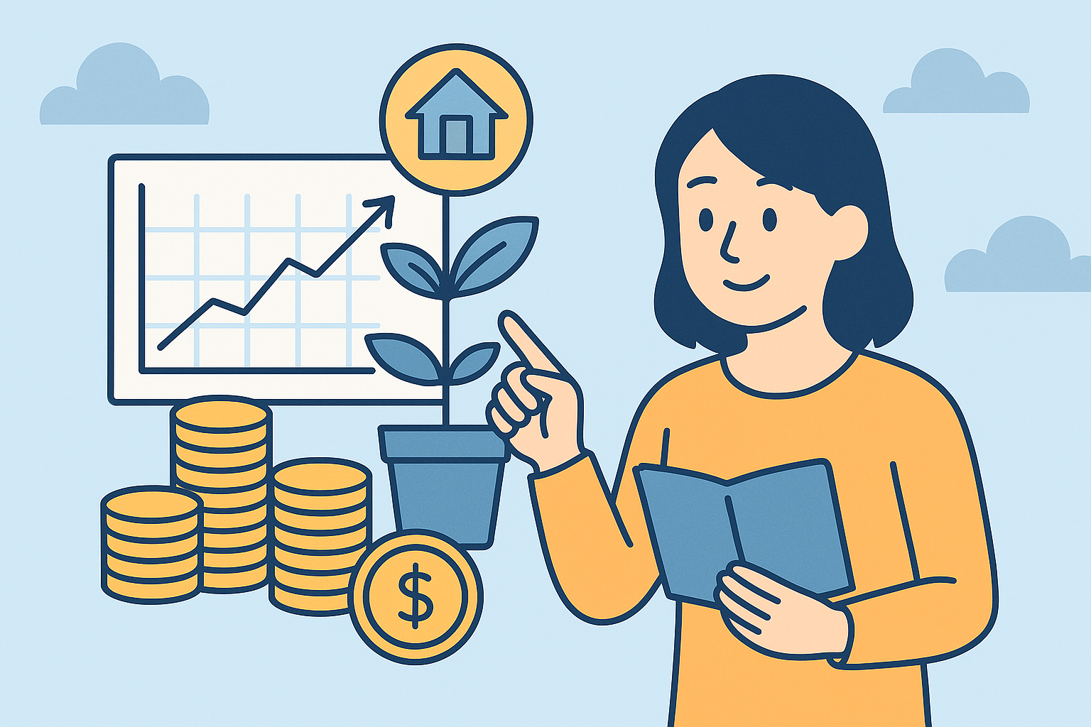 ETFの基本と投資信託との違いを解説するイメージ画像