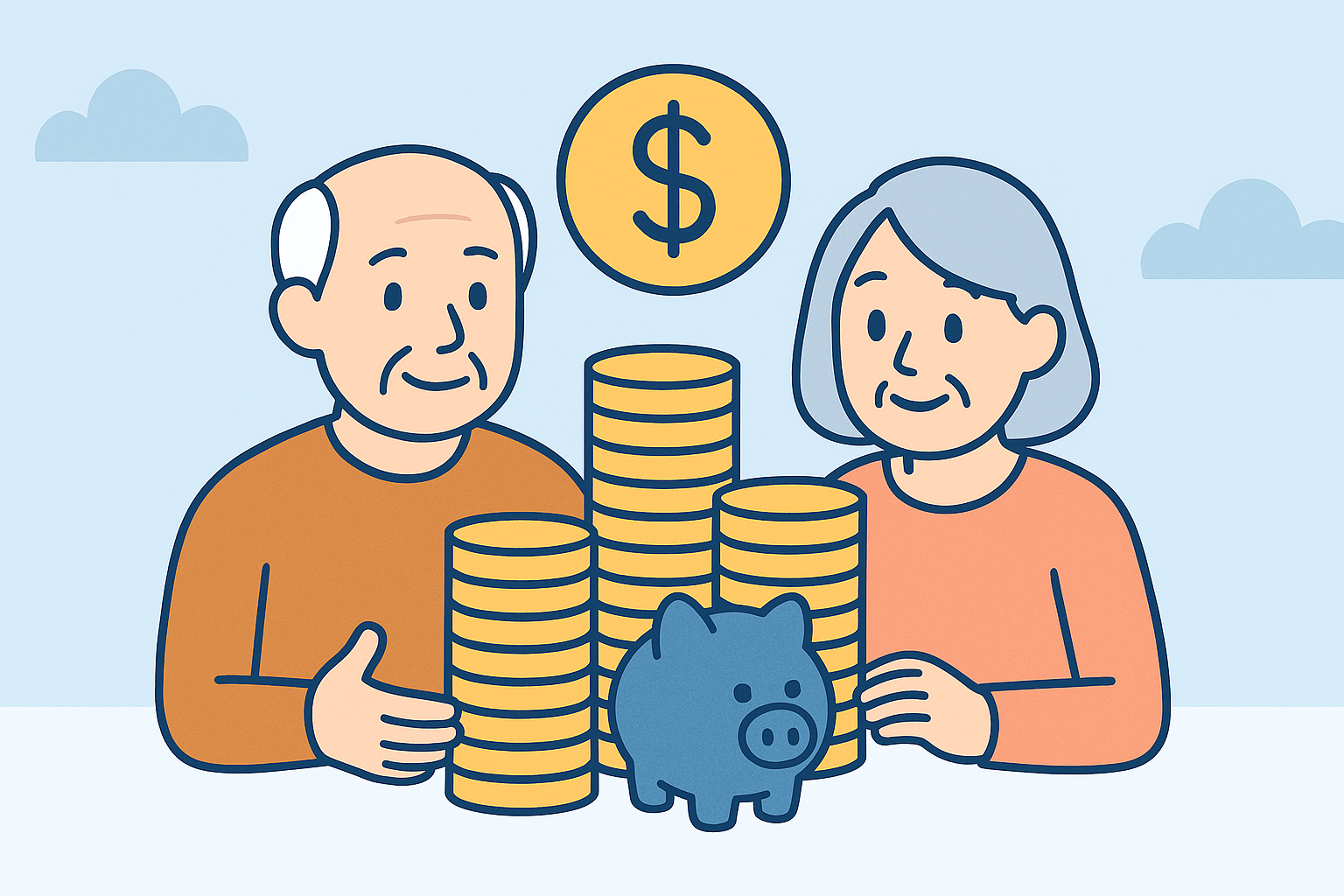 iDeCoの仕組みと老後資金準備のイメージ
