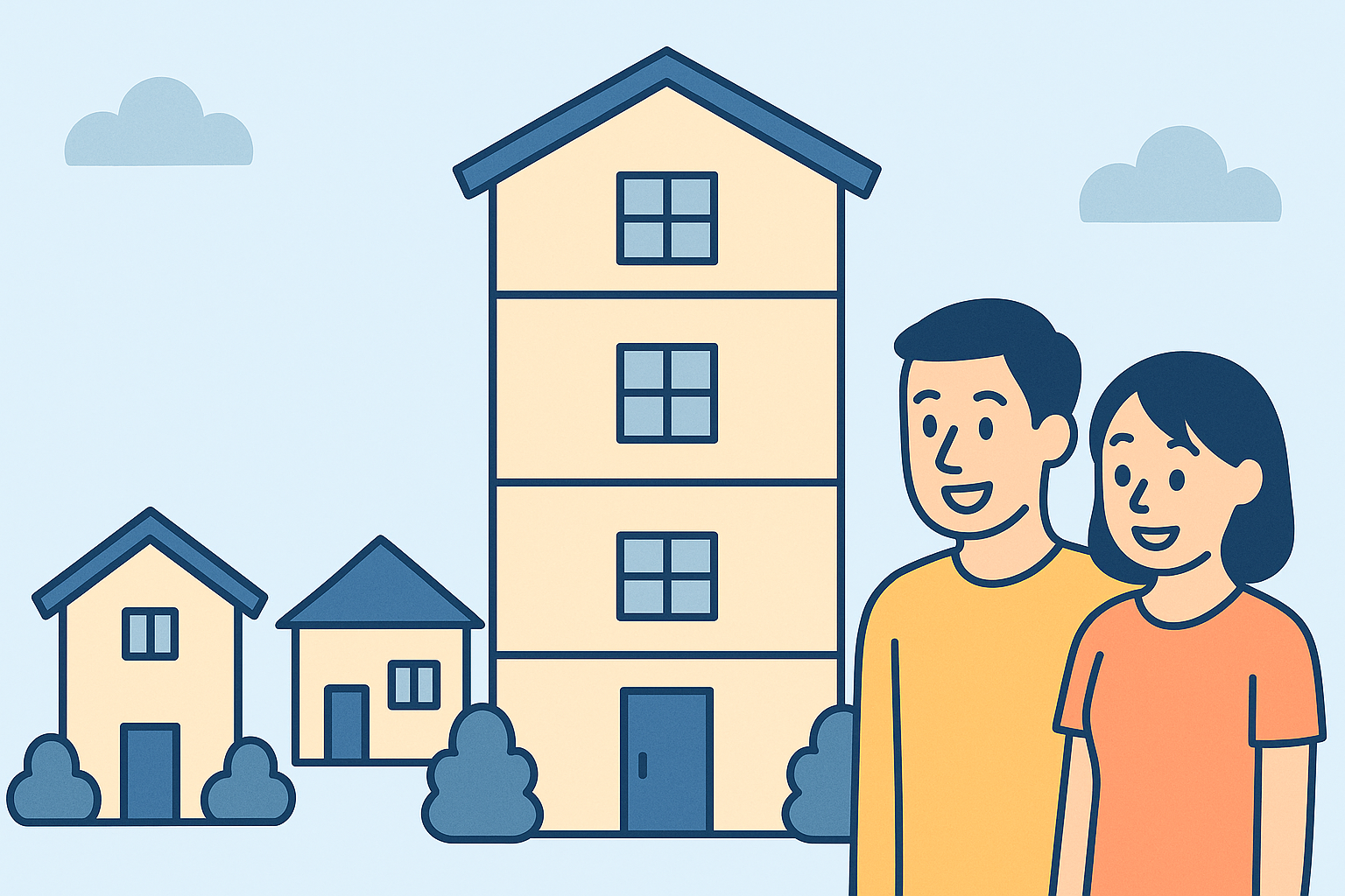 3階建て住宅のイメージ画像