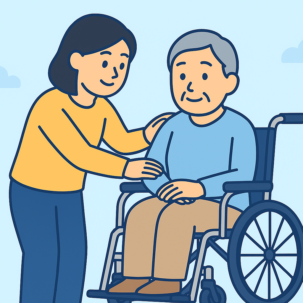 介護が必要になったとき健康保険でできることのイメージ