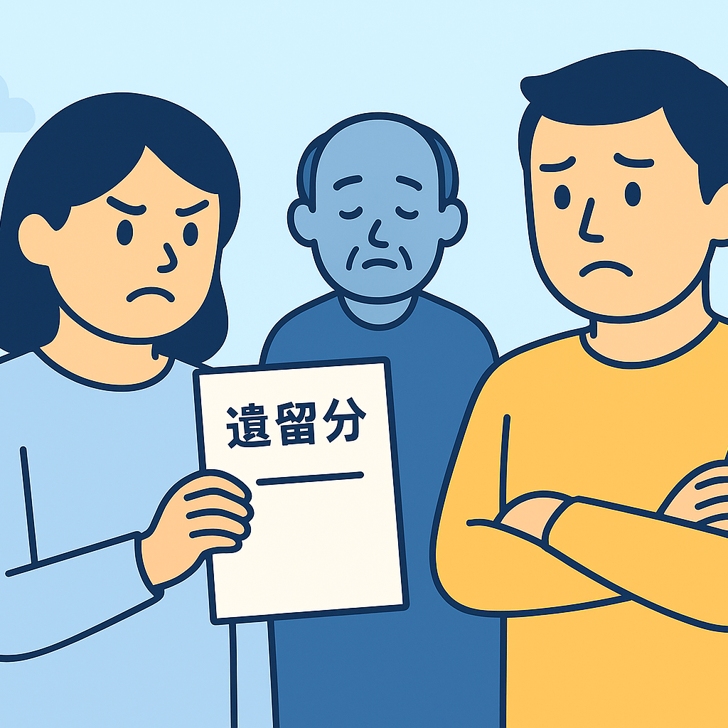 遺留分侵害額請求とは？法定相続人の最低保障のイメージ