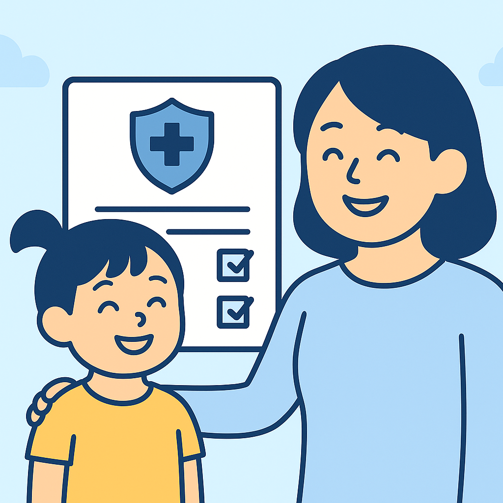 親子で入る保険と個別加入の違いのイメージ