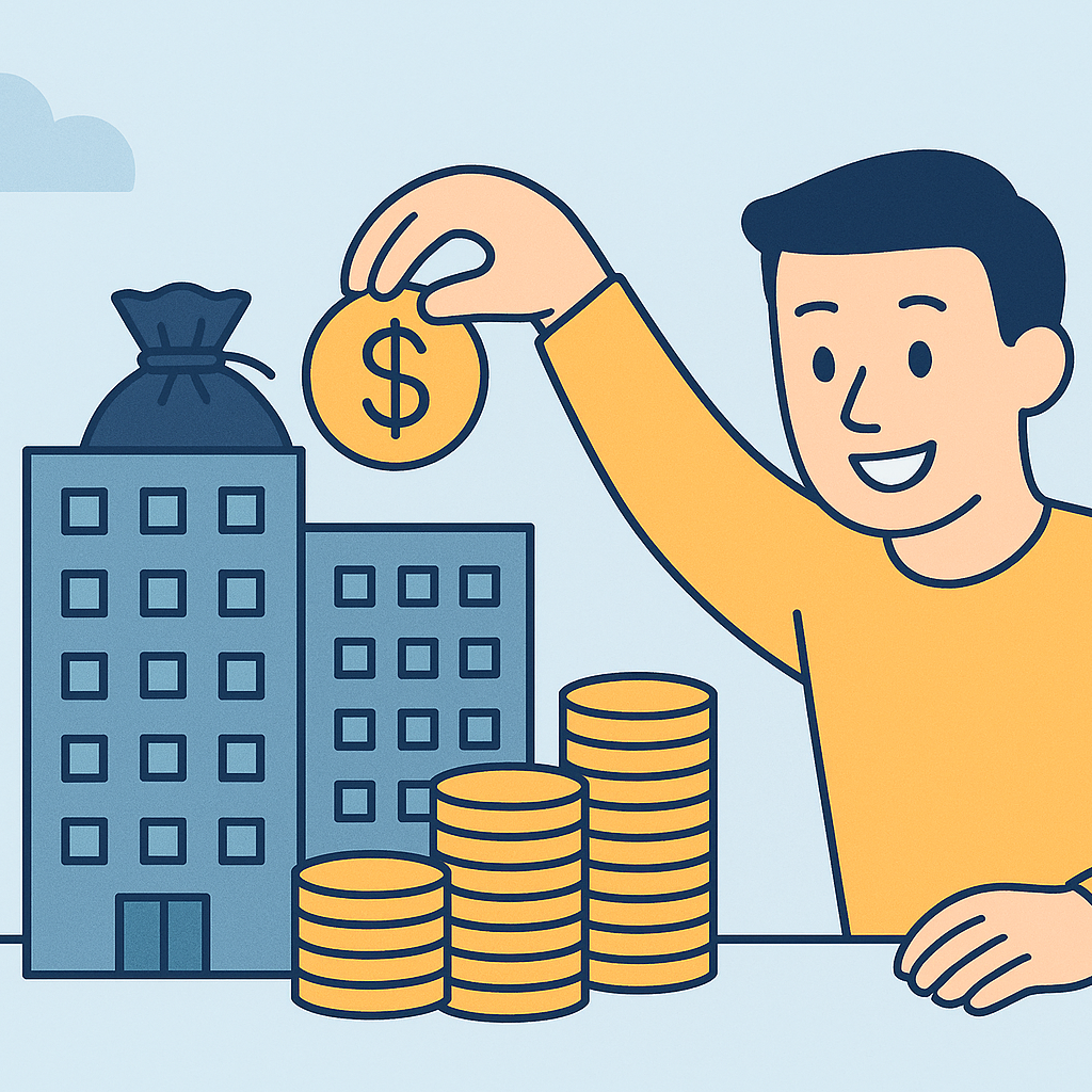 REIT（不動産投資信託）とは？仕組みとメリット・デメリットのイメージ