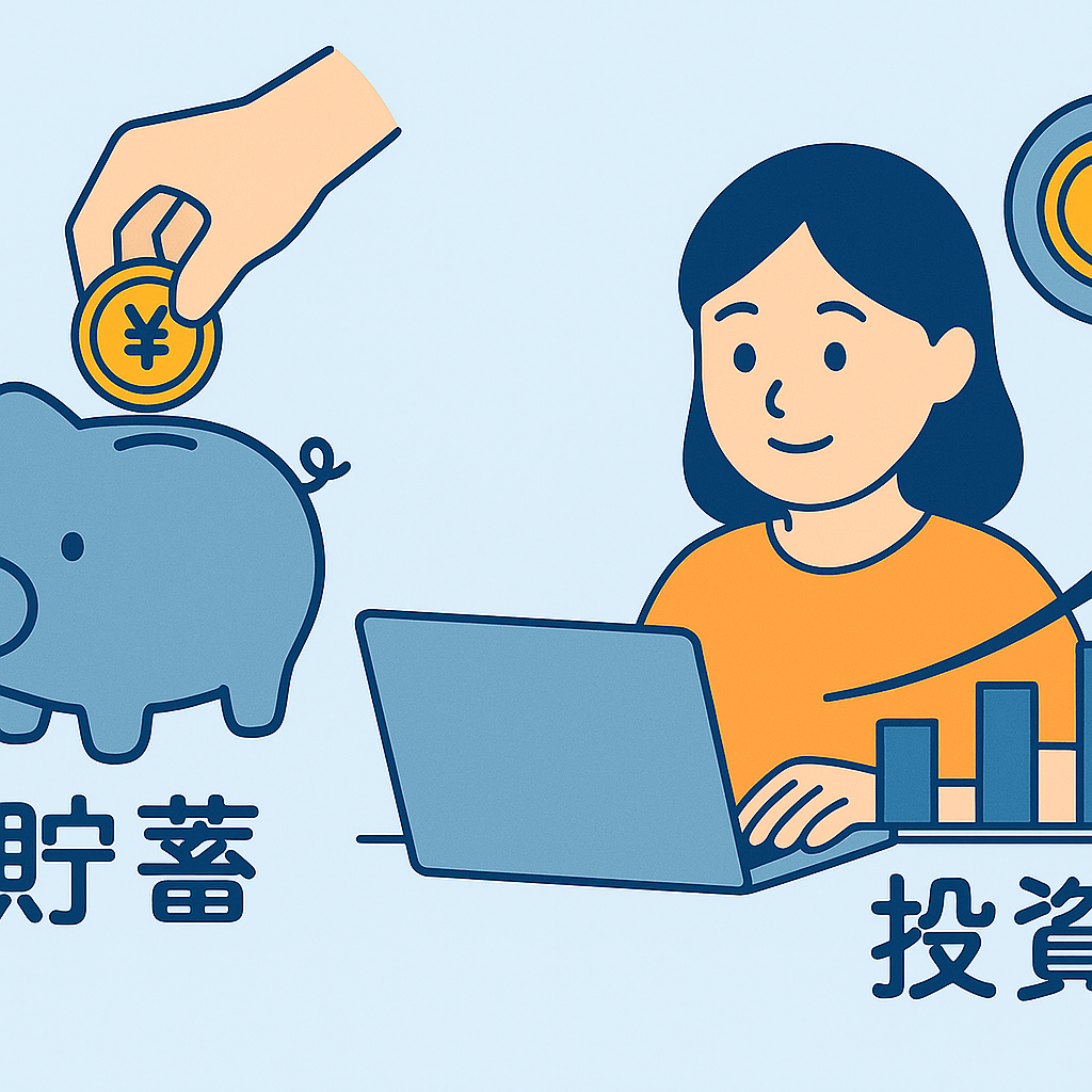 「貯金 vs 投資」どっちが正解?のイメージ